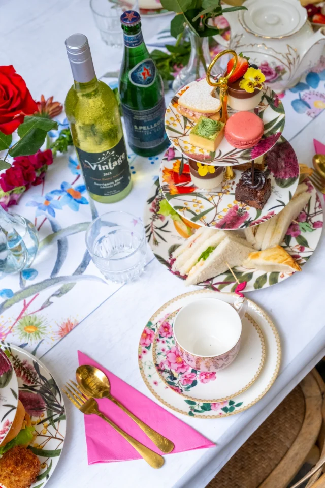 Take your weekend to new tiers 🫖

Our High Tea is made for easy catch-ups and special celebrations. Think scones, sweet treats, and endless laughs surrounded by lush greenery. 

Gather your favourites and let us handle the rest.

💰 $55pp adults | $35pp kids under 12
📞 9653 1500 | 🌐 thevintagesecretgarden.com.au